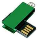 Centersuvenir.com Металлическая флешка с мини чипом в цветном корпусе (4 Гб / GB USB 2.0 Зеленый/Green minicolor1 Flash drive) 19848000035992