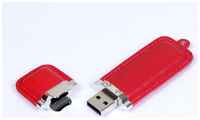 Centersuvenir.com Кожаная флешка классической прямоугольной формы (32 Гб / GB USB 3.0 / 215 Flash drive Классика SK134)