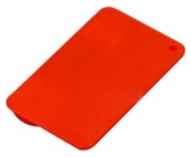 Флешка для нанесения логотипа виде пластиковой карточки (4 Гб  /  GB USB 2.0 Красный / Red MINI_CARD1 Flash drive)