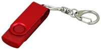 Флешка для нанесения Квебек Solid (16 Гб  /  GB USB 2.0 Красный / Red 031 Юсб портативная флешка в виде брелка оптом)