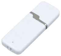 Apexto Промо флешка пластиковая с оригинальным колпачком (4 Гб  /  GB USB 2.0 Белый / White 004)