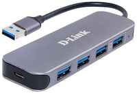 D-Link DUB-1340 / D1A Концентратор с 4 портами USB 3.0 (1 порт с поддержкой режима быстрой зарядки)