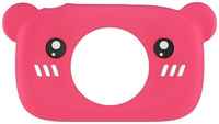 Чехол GSMIN Bear Case для детской цифровой камеры GSMIN Fun Camera (Розовый)