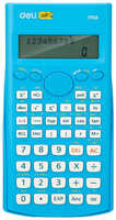 Калькулятор научный (ЕГЭ) Deli,12р, LCD-диспл, питание от бат, син E1710A / BLU