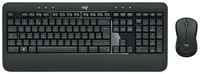 Комплект клавиатура + мышь Logitech MK540 Advanced, графитовый, английская / русская