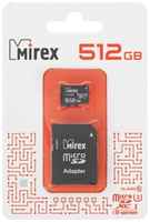 Карта памяти 512Gb - Mirex Micro Secure Digital XC UHS-I U3 13613-AD3UH512 с переходником под SD