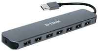 D-Link Сетевое оборудование DUB-H7 E1A Концентратор с 7 портами USB 2.0 1 порт с поддержкой режима быстрой зарядки