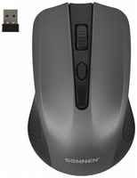 Мышь беспроводная SONNEN V99, USB, 1000 / 1200 / 1600 dpi, 4 кнопки, оптическая, серая, 513528