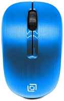 Мышь оптическая беспроводная Oklick 525MW голубая