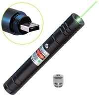 Зеленая лазерная указка, заряд от USB ″ Laser Pointer″ LG11USB