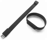 MSKBraslet Флешка-браслет С01, 16 ГБ черная, размер взрослый