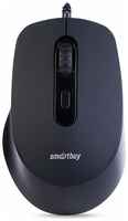 Мышь проводная беззвучная SmartBuy ONE 265-K Черная
