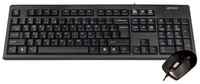 Комплект клавиатура + мышь A4Tech KRS-8372, черный