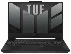 Ноутбук игровой ASUS TUF Gaming A15 FA507NV-LP103 90NR0E85-M00BJ0, 15.6″, IPS, AMD Ryzen 5 7535HS 3.3ГГц, 6-ядерный, 16ГБ 512ГБ SSD, NVIDIA GeForce RTX 4060 для ноутбуков - 8 ГБ, без операционной си
