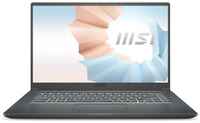 15.6″ Ноутбук MSI Modern 15 A11MU-832RU 1920x1080, Intel Core i5 1155G7 2.5 ГГц, RAM 8 ГБ, DDR4, SSD 512 ГБ, Intel Iris Xe Graphics, Windows 10 Home, 9S7-155266-832, карбоново-серый
