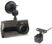 Видеорегистратор 2 камеры, HD 1080P, IPS 4.0 WDR, обзор 170град