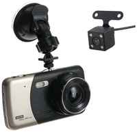 Cartage Видеорегистратор 2 камеры, HD 1080P, TFT 4.0, обзор 160град