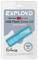 Флешка USB 2.0 Exployd 64 ГБ 620 ( EX-64GB-620-Blue )