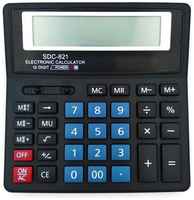 Калькулятор 12 разрядов настольный большой SDC-822 / 821, калькулятор для вычислений, калькулятор для ЕГЭ, калькулятор для школы, калькулятор для работы
