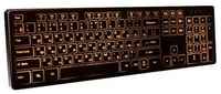 Dialog Katana Клавиатура KK-ML17U - Multimedia, с янтарной подсветкой клавиш, USB, черная