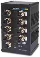 Промышленный Fast Ethernet коммутатор PLANET ISW-800T-M12 8-Port 10 / 100Mbps , IP67
