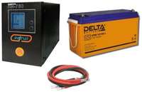 Инвертор (ИБП) Энергия ПН-750 + Аккумуляторная батарея Delta DTM 12150 L