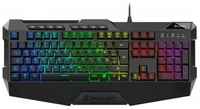 Sharkoon Skiller SGK4 Игровая клавиатура (резиновые колпачки, RGB подсветка, USB)