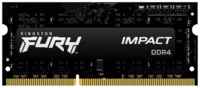 Оперативная память для ноутбука 8Gb (1x8Gb) PC4-21300 2666MHz DDR4 SO-DIMM CL15 Kingston FURY Impact (KF426S15IB / 8)