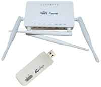 Viewsonic Роутер ZBT 1626 с модемом 3G / 4G uFi928 Wi-Fi 2.4ГГц + Ethernet