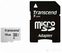 Micro SecureDigital 16Gb Transcend TS16GUSD300S-A {MicroSDHC Class 10 UHS-I SD adapter}