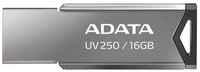 USB Флеш-накопитель ADATA AUV250-16G-RBK 16 ГБ, серебристый