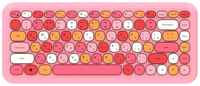 Беспроводная клавиатура Gembird KBW-5, компактная, розовый