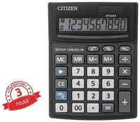 Citizen Калькулятор настольный Citizen Business Line CMB, 10 разрядный, двойное питание, 102 х 137 х 31 мм