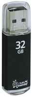 Комплект 50 шт, Флеш-диск 32 GB, SMARTBUY V-Cut, USB 2.0, металлический корпус, черный, SB32GBVC-K