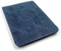 J. Audmorr Кожаный чехол J.Audmorr для Macbook 14 Pro  /  Ноутбука 13,3″-14″ (325 х 225 х 18 мм), синий, Newbridge 14 Saphire