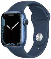 Умные часы Apple Watch Series 7 41 мм Aluminium Case GPS, синий омут