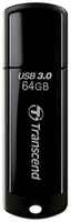 Флеш-диск 64 GB TRANSCEND Jetflash 700 USB 3.0, черный, TS64GJF700