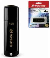 Флеш- диск 4 GB, TRANSCEND Jet Flash 350, USB 2.0, черный, TS4GJF350