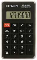 CITIZEN Калькулятор карманный Eleven LC-310NR, 8 разрядов, питание от батарейки, 69*114*14мм, черный - 2 шт