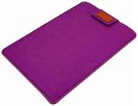 ZaMarket Чехол войлочный на липучке для ноутбука 15.6-16 дюймов, размер 39-29-2 см, фиолетовый