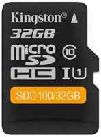 Карта памяти Kingston microSDHC Canvas Select Class 10 UHS-I U1 (100 / 10MB / s) 32GB