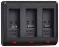 A-Market Новое зарядное устройство ABC с 3-мя слотами для аккумуляторной батареи GoPro Hero 9 и 10