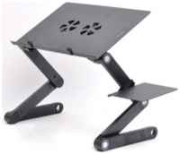 Стол трансформер для ноутбука T8 с вентилятором