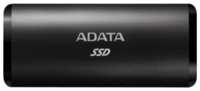 XPG Твердотельный накопитель ADATA External SSD SE760, 1024GB, Type-C, USB 3.2 Gen2, R/W 1000/800 MB/s, 122x44x14mm, (3 года) [ASE760-1TU32G2-CBK]