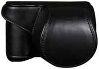 Защитный чехол-футляр MyPads TC-1721 для фотоаппарата Canon EOS M100/ M10/ M2/ M противоударный усиленный легкий из качественной кожи черная