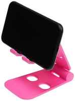 Luazon Home Подставка для телефона, регулируемая высота, силиконовые вставки, розовая мятая упаковка