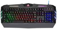 Клавиатура игровая Defender Werewolf GK-120DL RU, подсветка RGB, влагоустойчивая, кабель 1.5 м