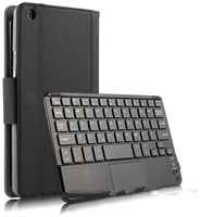 Клавиатура MyPads для HUAWEI MediaPad M5 Lite 8 64Gb LTE / HUAWEI MediaPad M5 Lite 8 64Gb WiFi съёмная беспроводная Bluetooth в комплекте c кожан