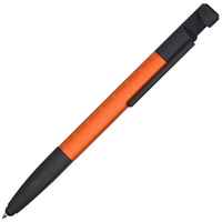 Yoogift Ручка-стилус металлическая шариковая многофункциональная (6 функций) Multy, оранжевый