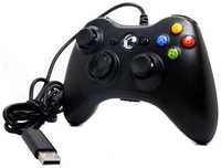 Dex Геймпад (джойстик) проводной Xbox 360, черный